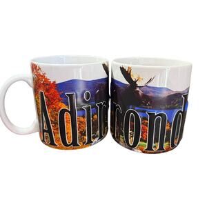 Vintage Adirondack Americaware Stoneware Mugs Large 2008